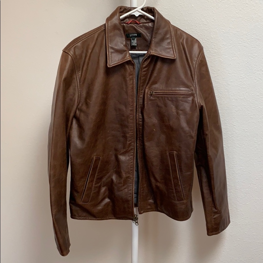 J Crew Leather Jacket